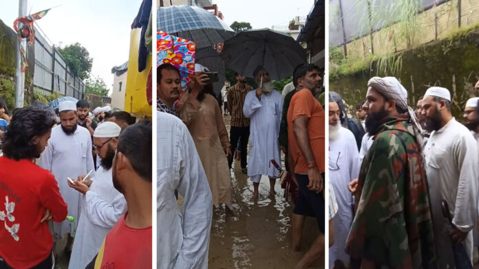 बाढ़ प्रभावितों की मदद को पहुंची जमीअत की टीम