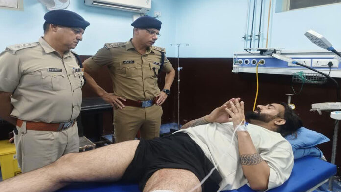 छात्रसंघ चुनाव में दहशत फैलाने का आरोपी मुठभेड़ के बाद गिरफ्तार