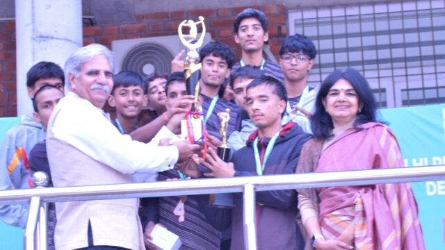 Volleyball competition organised at Delhi Public School