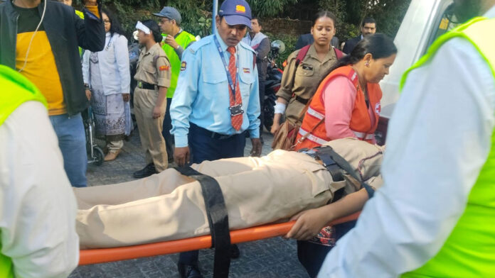 मॉक ड्रिल : शहर में दस स्थानों पर आया भूकंप मॉक ड्रिल : शहर में दस स्थानों पर आया भूकंप