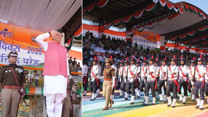 रैतिक परेड में पुलिस फोर्स ने ताकत और अनुशासन दिखाया रैतिक परेड में पुलिस फोर्स ने ताकत और अनुशासन दिखाया