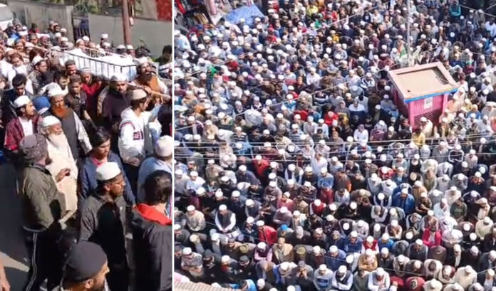 नम आंखों से दी गई शहर काजी को अंतिम विदाई नम आंखों से दी गई शहर काजी को अंतिम विदाई