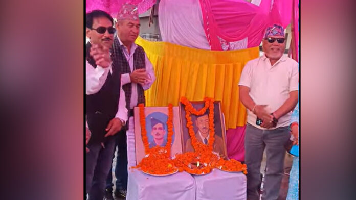 स्वतंत्रता सेनानी शहीद कैप्टन दल बहादुर थापा को किया याद स्वतंत्रता सेनानी शहीद कैप्टन दल बहादुर थापा को किया याद