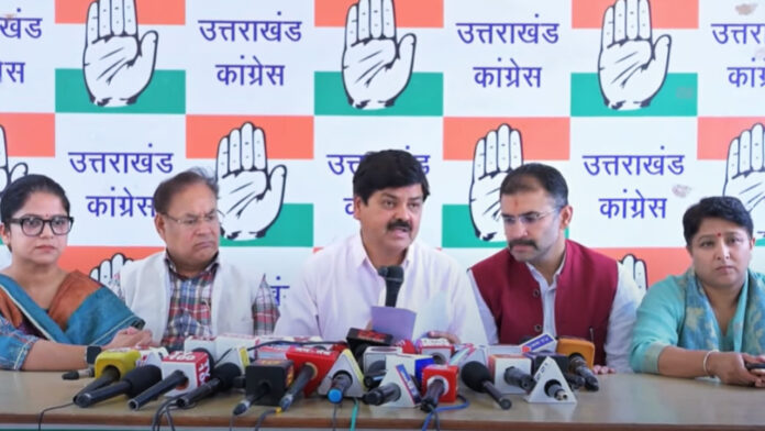 भाजपा विधायक के वायरल पत्र पर कांग्रेस ने उठाए धामी सरकार की कार्यप्रणाली पर सवाल