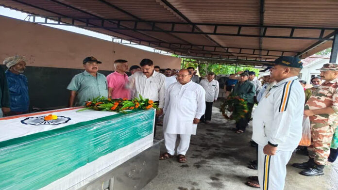 पंचतत्व में विलीन हुए आईटीबीपी जवान पंचतत्व में विलीन हुए आईटीबीपी जवान