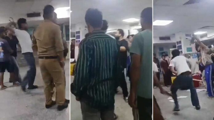 दून मेडिकल कॉलेज इमरजेंसी में दो गुटों में मारपीट